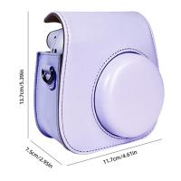Estuche Protector De Cuero PU Para Cámara Instax Mini 12 Bolsa De Viaje Con Correa Fujifilm Caja De Almacenamiento Para Cámara Instantánea - details 5