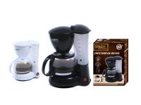 SPARK - Cafetera de Goteo 4-6 Tazas 0.6L Potencia 650W Recipiente de Cristal Desmontable, Protección térmica, Función Anti-Goteo, Llenado Preciso, Filtro de Nylon Reutilizable Integrado, Café Té Hervidor Calentador - details 0