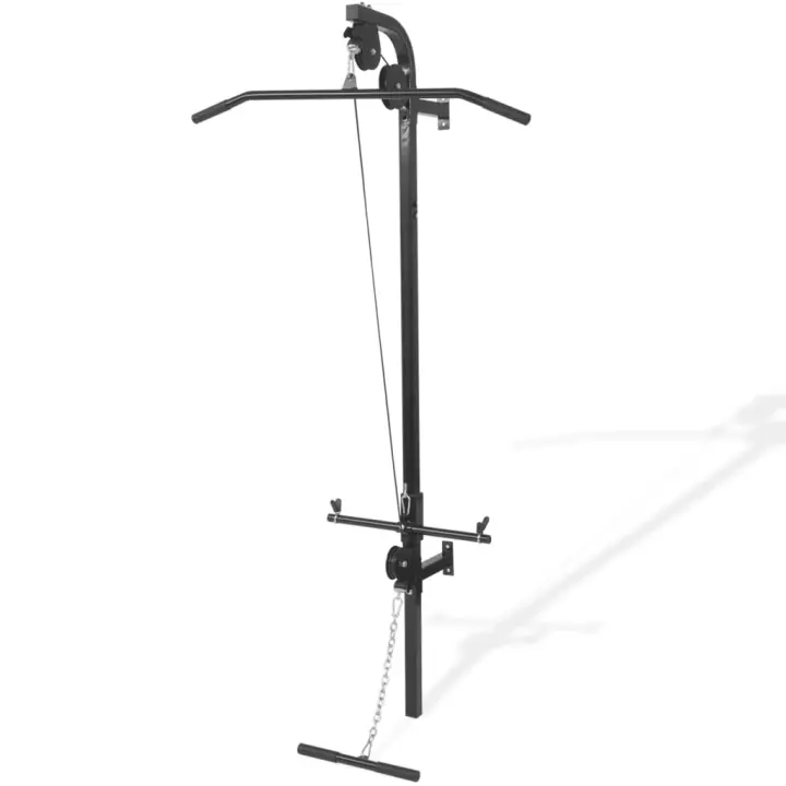 vidaXL Gimnasio en casa de pared con 2 poleas - 1