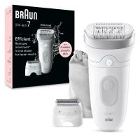 Braun | Silk-épil 7, Depiladora Eléctrica Para Una Eliminación Del Vello Fácil, Piel Suave Duradera, 7-041, Blanca/Plateada - details 4