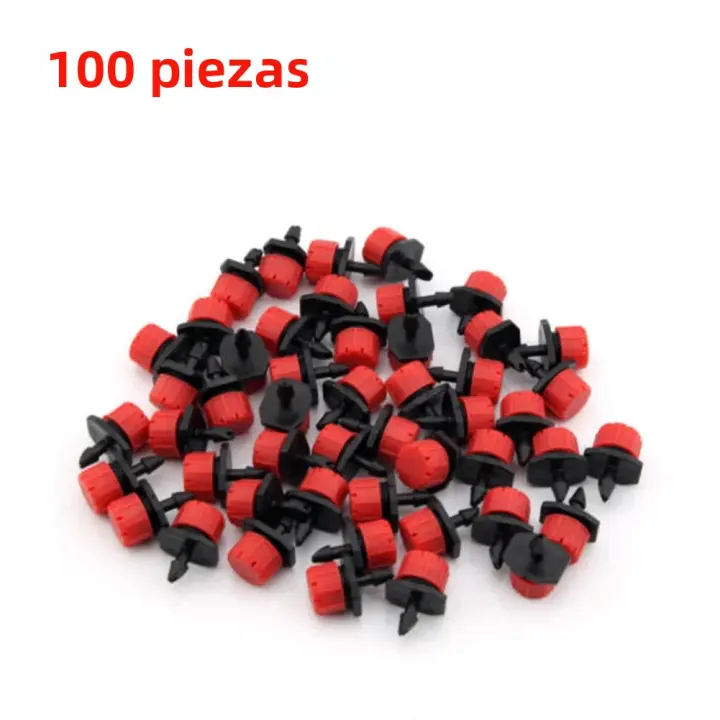 Sistema De Riego Para Jardín 1000-100 Piezas Derramadores De Agua Y Rojelladores Cabeza De Flujo Para Riego Del Jardín - 1