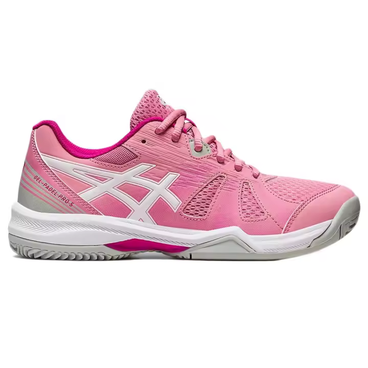 Asics, Gel-Padel Pro 5 GS, Zapatillas, Padel, Piel Sintética, TRUSSTIC™ SYSTEM, Niño, Rosa, AS1044A048_701// - 1