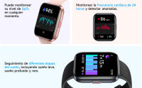 Reloj Inteligente Hombre Mujer con Llamadas Bluetooth,1.8" Alexa Incorporado Smartwatch Hombre,con Pulsómetro,SpO2,Sueño,IP68 Impermeable,Reloj Deportivo Hombre de 100+ Modo, para Android iOS - details 2