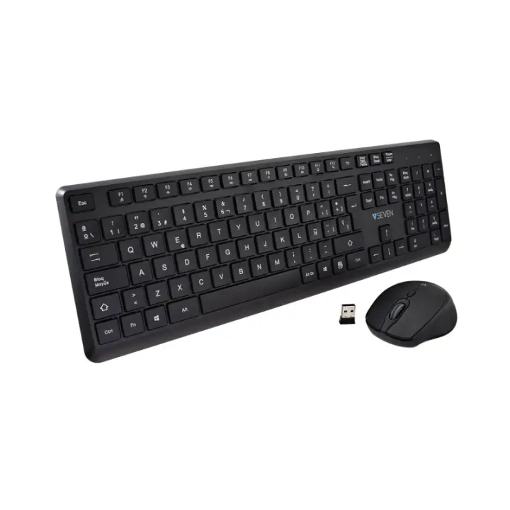 V7 - Combo de teclado y ratón inalámbricos CKW350ES : Modelo para Francia CKW350ES - 1