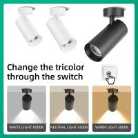 Spotlight LED Tricolor Montaje En Superficie Para Iluminación Interior En Sala De Estar Dormitorio Cocina Vínculo 85-265V - details 0