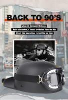 Gorro De Béisbol DS 2023 Retro Casco De Verano Para Motocicleta Cruzador Chopper Vintage Con Abertura Frontal Para Scooter Y Gangster - details 0