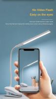 Lámpara De Lectura LED Doble Con Pinza Y Control Táctil Dimmer Protección Ocular Para Dormitorio Estudio Oficina - details 3