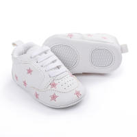 Meckior Zapatos Para Bebés Nuevos Estrellas Casuales Antideslizantes Suaves Impresión Bajo La Pared De Cierre De Lazo PU Suela De Goma Para Primera Marcha De Niñas 0-18 Meses - details 5