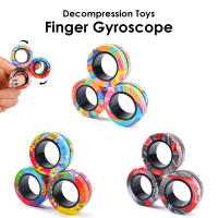 Juego De 3 Anillos Magnéticos Juguete Antiestrés Para Adultos Y Adolescentes Juego De Fidget Spinner Regalo Great Para Niños Y Adultos - details 0