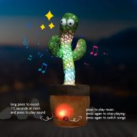 Muñeco De Peluche De Cactus Que Danza Y Habla Juguetes Electrónicos Interactivos Con Luz Y Música Regalo Educativo Para Niños - details 2