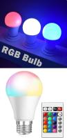 Bombilla LED RGB E27 15W Control Remoto Inteligente Luz Cambiante De Color Para Decoración Y Ambiente De Barra Efecto De Iluminación De Escenario - details 5
