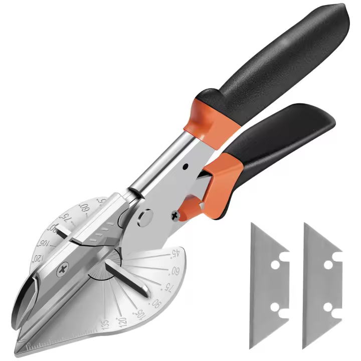Tijeras De Miter Multifuncionales Precisas Para Corte Angular 45°-135° Herramienta Manual Para Modelado De Zapatos Y Carpintería - 1