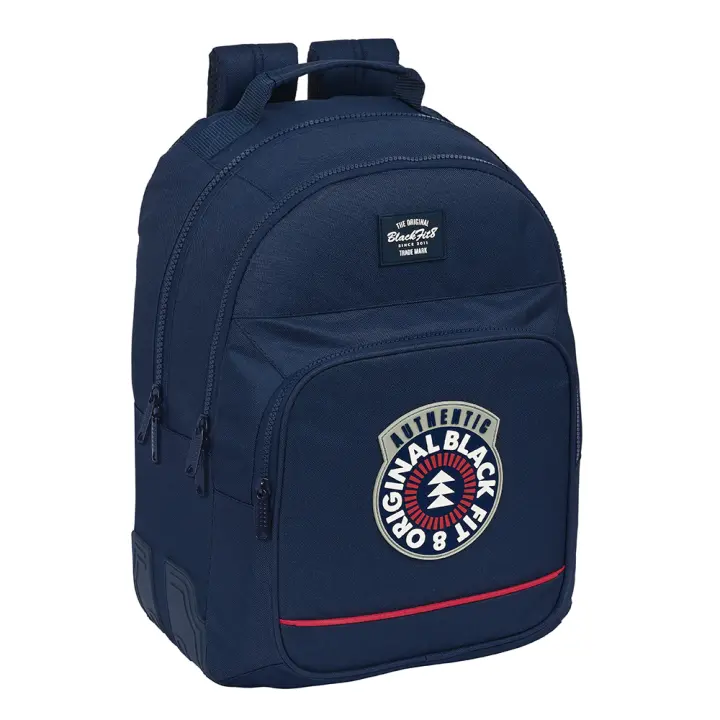 MOCHILA DOBLE ADAPT.CARRO RECICLADO BLACKFIT8 AUTHENTIC - 1