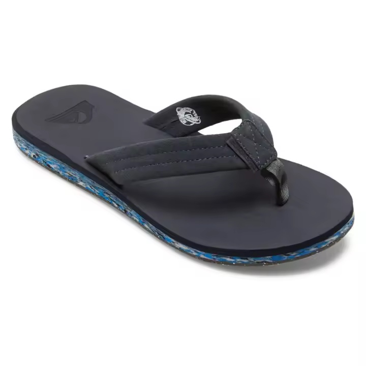 Quiksilver Chanclas Carver Suede Re Gris - 1