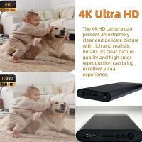 Cámara Digital HD 4K Con WiFi Mini Cámara De Vigilancia Nocturna Grabadora De Vídeo Y Audio Con Batería De 5000mAh Portátil Como Power Bank - details 1