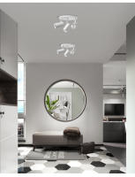 Lámpara Colgante LED Rotativa Multihead GU10 Para Techo Luz De Punto Para Sala De Estar Cocina Dormitorio Moderna Y Eficiente - details 37