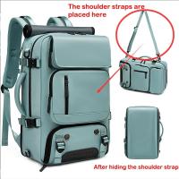 Mochila de viaje para mujeres, mochila de computadora portátil de negocios impermeable de 18 pulgadas, puerto de carga usb con bolsa de zapatos, mochila de senderismo - details 6