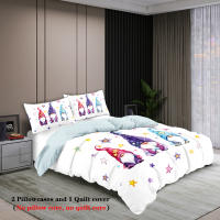 Juego De Cama Merry Christmas Con Patrón De Santa Claus Para Adolescentes Y Adultos Decoración De Habitación Festiva Regalo De Navidad 3 Piezas Poliéster 90gsm - details 2