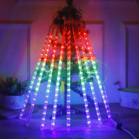 Luces De Show De Meteoros 30/50cm Con Enchufe EU 8 Tubos Para Decoración De Navidad Árbol Halloween Porche Patio Carretera 8 Tubos - details 4