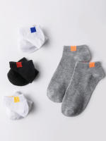 5 Pares De Calcetines Deportivos Bajo Tubo Para Hombre Transpirables Moda Adecuados Para Primavera Y Verano Calcetines Casuales - details 1