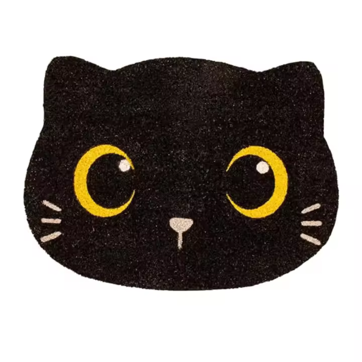 FELPUDO GATO NEGRO I-TOTAL FIBRA DE COCO - 1