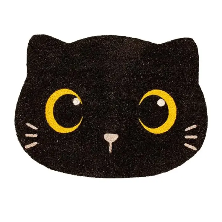 FELPUDO GATO NEGRO I-TOTAL FIBRA DE COCO - 1