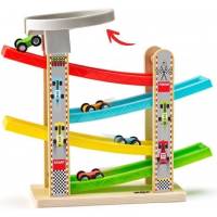 Pista de Madera con Coches en colores Woody - details 2