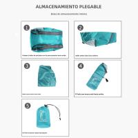 Mochila Ligera Plegable Y Plegable 15L Para Hombres Y Mujeres Bolsa De Deporte Y Viaje Mochila De Día Para Senderismo Material De Nylon - details 22