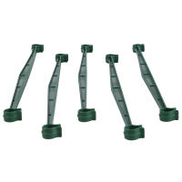 Conector De Pilares Fijos Para Jardinería Soporte De Plástico Para Plantas 12 Piezas Rodillo De Conexión Para Invernadero - details 3