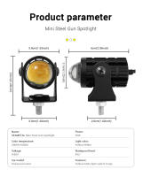 BLALION Lámpara De Conducción LED Mini Para Motocicleta Con Lente Proyectora Doble Color Super Brillante Antiniebla Accesorio Para ATV Scooter Universal - details 8