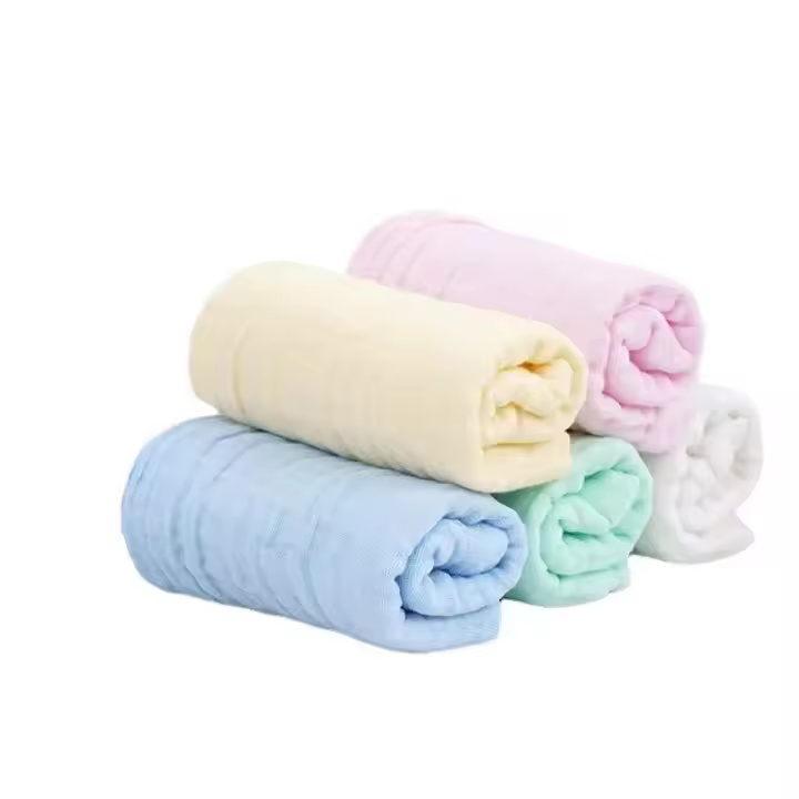 Toallas De Microfibra Coral Velvet 5pcs Secado Rápido Toallas De Limpieza Cuadradas Suaves Absorción De Agua Para Rostro Y Manos - 1