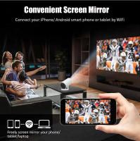 Proyector DITONG Hy300plus 4K Android 11 Dual Wifi6 250 ANSI Allwinner H713 BT5.0 1280*720 Enfoque Electrónico Para Cine En Casa - details 10