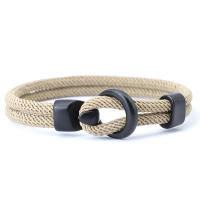 Pulsera De Cuerda De Moda Para Hombre Doble Capa Accesorios De Camping Al Aire Libre Paracord Pulsera De Supervivencia Regalo Para Él - details 11