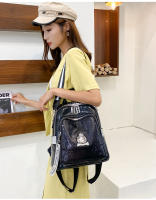 Mochila De Moda Para Mujer En Cuero PU Diseñadora Bolso De Hombro Casual Para Viajes Bolsas Escolares De Alta Calidad Para Adolescentes Y Niñas - details 7