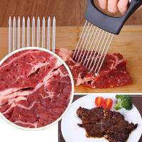 Soporte De Desechador De Cebollas En Acero Inoxidable Auxiliar De Corte De Verduras Y Tomates Gadgets De Cocina Herramienta Para Quesos - details 2