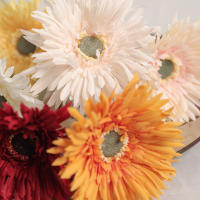 1/3Pcs Arreglo De Flores Artificiales Cabeza De Margarita Decoración Para Hogar Y Vaso Decoración De Boda Aniversario Flores Para Regalo - details 2