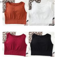 Sudadera Deportiva Para Mujer Sólida Yoga Top Con Almohadillas De Fitness Chaleco Activo Deporte Running Sportswear Transpirable Suave Y Cómoda - details 10