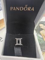 Pandora Momentos de las mujeres de Plata esterlina Sparkling Gemini Zodiac Charm, Viene con El embalaje de Caja de Giunte original. - details 1