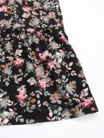 Vestido Casual De Mujer Con Estampado Floral Cuello V Manga Larga A-Line Longitud De Rodilla Cintura Alta Primavera Otoño Invierno - details 20