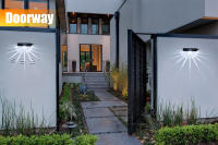 2pcs Luces Solares Para Piso Exterior Impermeables LED Para Patio Escaleras Jardín Camino Fences Blanco Cálido/Cambia De Color - details 11