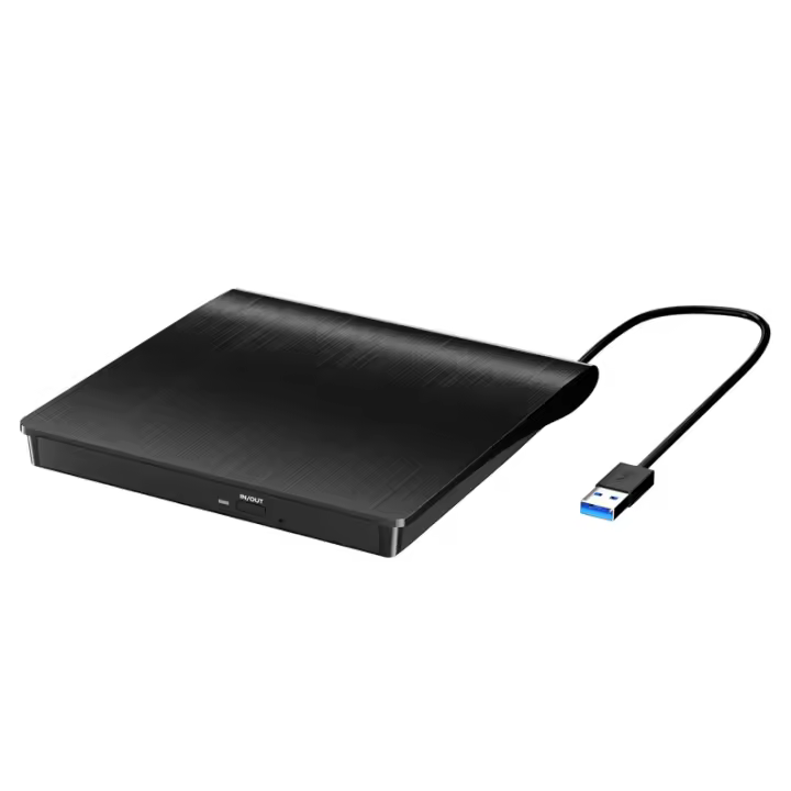 Grabadora Externa USB 3.0, Unidades Portátil CD/DVD /-RW/ROM Estable con Lector/Quemador - 1