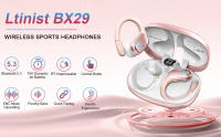 Auriculares inalámbricos, Bluetooth 5.3, auriculares inalámbricos con micrófono CVC8.0 con cancelación de ruido, IP7, impermeables, estéreo, auriculares deportivos Bluetooth de 75 horas para iOS [Clase de eficiencia energética A+++] - details 0