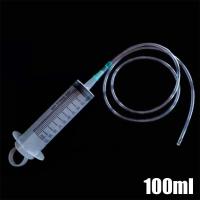 Siringa Grande De 100/300/550ml Con Bomba De Aceite Y Tubo De 1m Para Alimentación De Animales Medición De Nutrientes En Hidroponía - details 0