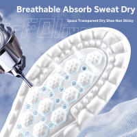 Almohadillas De Calcetín Deportivo De Látex Elástico Alto Soporte Arco Suave Antideslizante Transpirable Desodorante Absorción De Choque - details 5