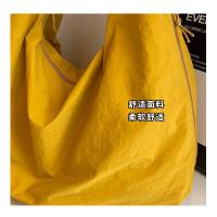Bolso De Hombro Casual De Nylon Para Mujer Con Compartment Interior Bolsa De Compras Con Cierre De Cremallera Color Sólido Estilo Versátil - details 6