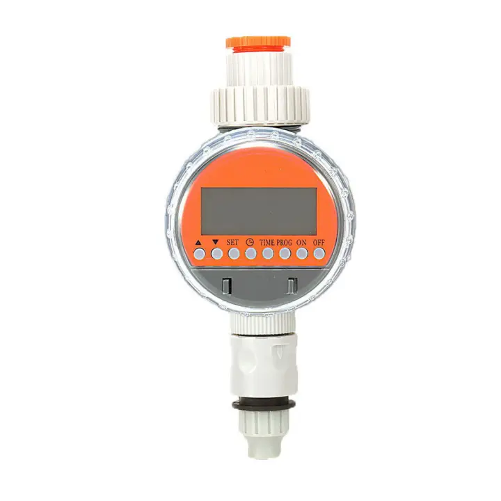 Pantalla LCD automática Válvula de bola Temporizador de agua Controlador electrónico de riego de jardín doméstico - 1
