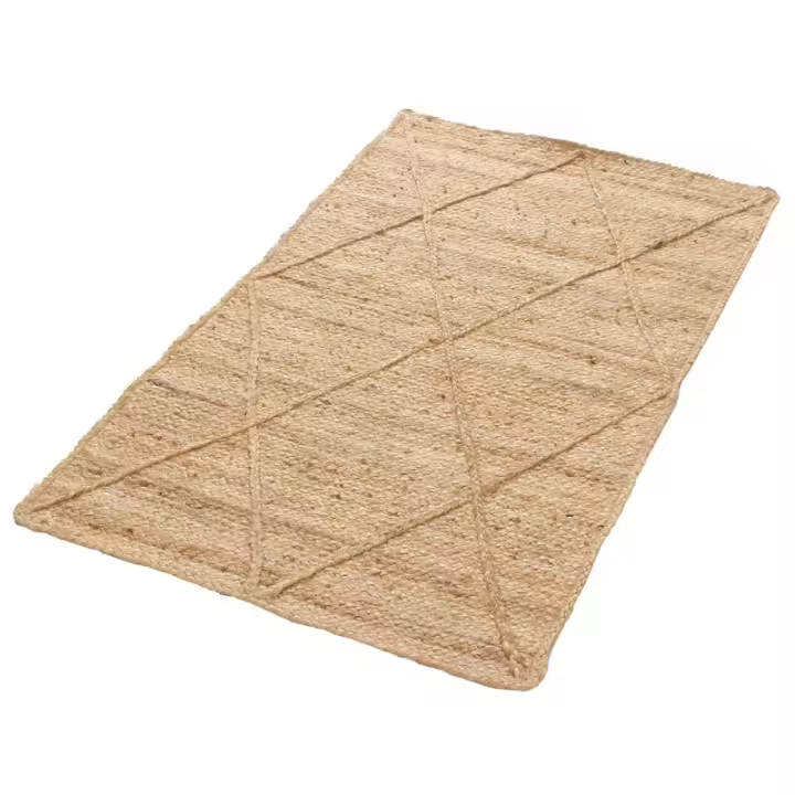 ORIGEN Home Decor - Alfombra artesana  Textil Hogar | Alfombras Marrón - 1x50x80 cm 29298 - 1