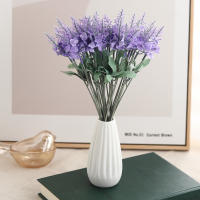 Ramo Artificial De Flores De Lavanda Para Bodas Y Fiestas Románticas Decoración Para Vaso Hogar Y Fondo De Fotografía - details 5