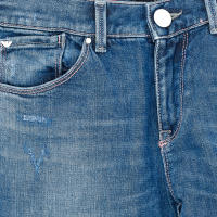 Armani-Pantalón Largo Tejano Corte Estrecho C5J23-5E para Mujer