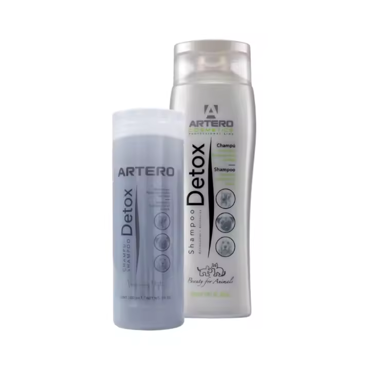 ARTERO - Detox - Champú para Perros y Gatos Carbón Activo Reparador y Antipolución - 1